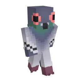 Pigeon Minecraft Skin PNG