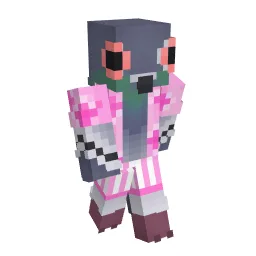 Pigeon Minecraft Skin PNG