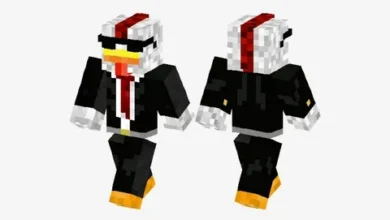 Chicken Head Suit Minecraft Skin