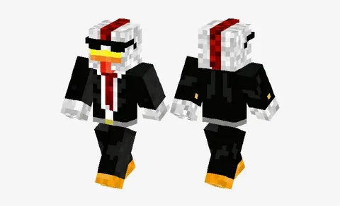 Chicken Head Suit Minecraft Skin